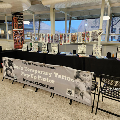 Sue's Pop Up Tattoo Parlor